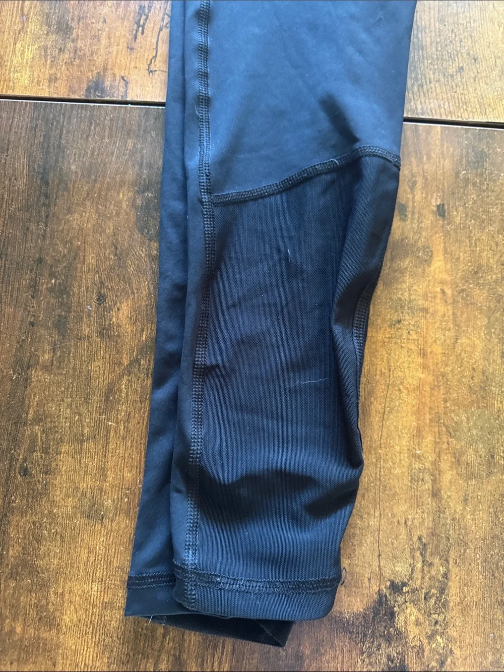 Nike Black Women’s Leggings with White Swoosh Waistband